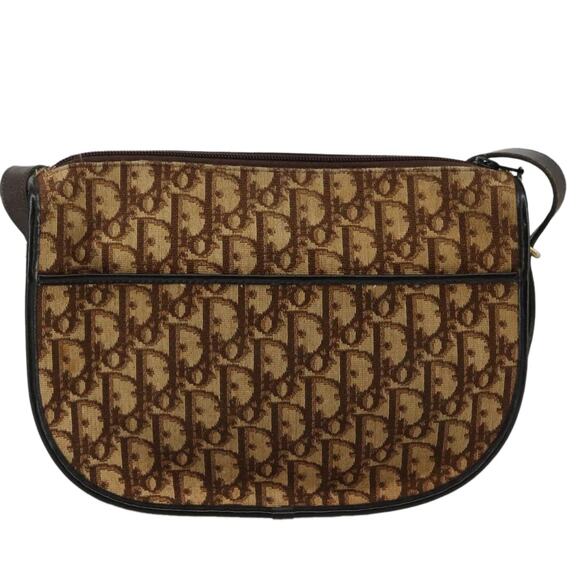 DIOR Trotter Canvas Shoulder Bag Brown - Picture 3 of 13